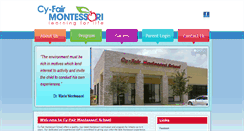 Desktop Screenshot of cyfairmontessori.com